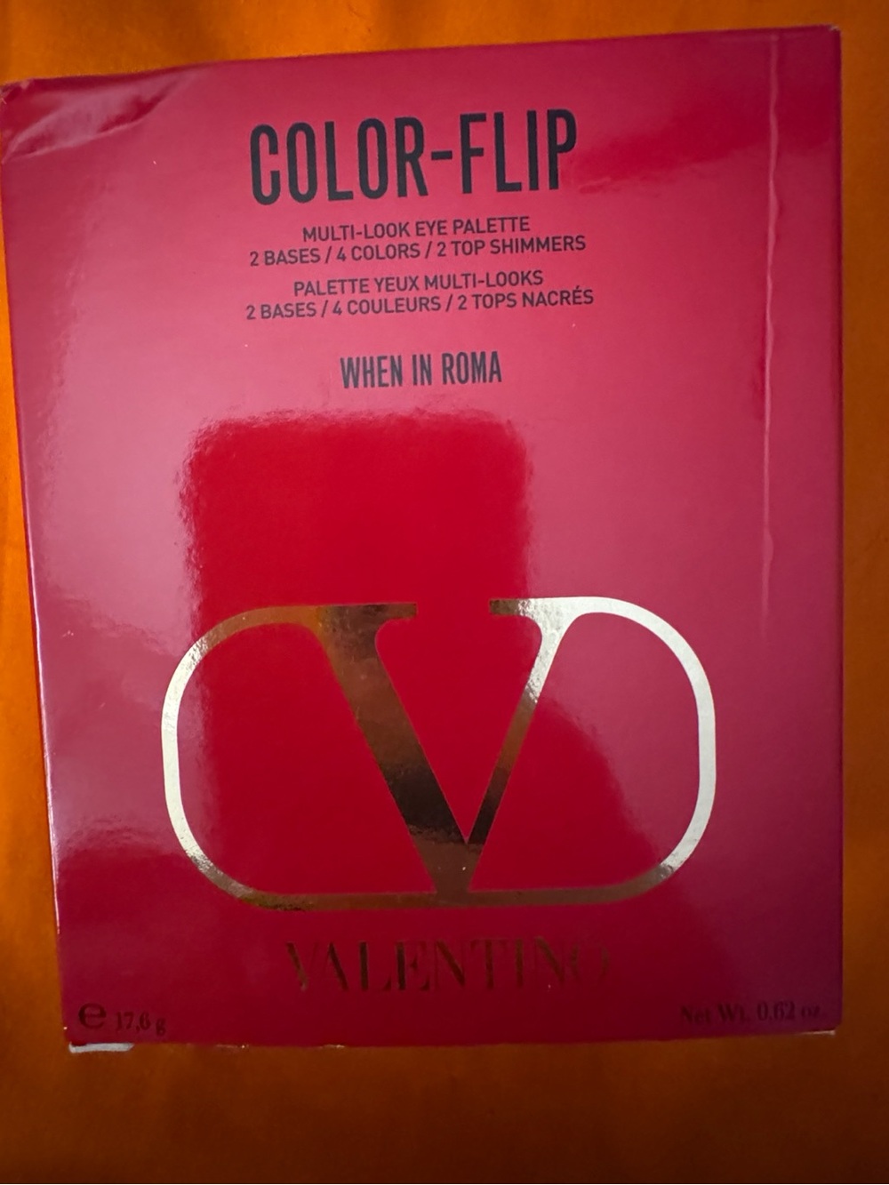 Valentino Color-Flip Multi-Look Eye Palette - When In Roma (Red)